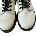Dr. Martens Doc white 1460 J women’s lace up boots Sz 5 Photo 0