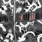 AQUA NEW Womens XS Floral Lace Crochet Overlay Sheath Dress Black White Photo 6