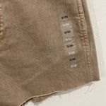 Gap  Denim Brown 3.5" High Rise Cheeky Shorts Size 0/25 New Photo 2