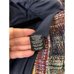 Women's 525 America Tweed Jacket Multi/Navy Size S Photo 11