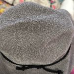 britt's knit's Foldable Getaway Panama Gray Hat Black Band Trim Photo 9
