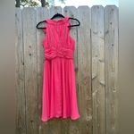 JS Boutique Barbie pink formal dress ruffle size 4 rhinestone prom dance Pink Photo 9