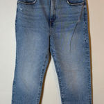 Loft Medium Wash High Rise Straight Leg Jean Size 6/28 Photo 0