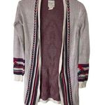 Billabong Designers Closet Cardigan Open Southwest Aztec Sweater Bohemian Large Photo 0