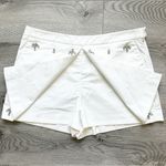 Michael Kors  Rhinestone Skort Shorts‎ Embellished White Size 14 Photo 6
