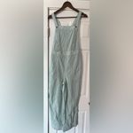 Free People  Intown Mint Striped Jumpsuit Size Small NWT Photo 2