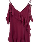 Yumi Kim Maxi Dress Small Heart's Desire Burgundy Ruffle Special Occasion New Photo 1