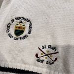 Adrienne Vittadini Vintage Active Cotton Preppy Golf Course Embroiderd Sweater Photo 12