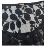 Free People Floral Embroidered Mesh Lace Mini Dress Black S Photo 6