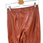Aritzia  Wilfred‎ Shirley Pant Vegan Patent Leather Rust Brown Size 4 Photo 8