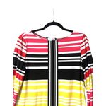 London Times  Sheath Dress 12 Vibrant Stripes Geometric Bold Career Modern Chic Photo 11