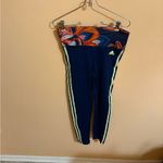 Farm Rio  x Adidas blue floral leggings Photo 3