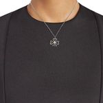 Gucci Sterling Silver Faux-Pearl Pendant Necklace New Photo 2