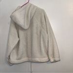 American Eagle beige Cozy Fluffy Sweater size large w/ adjustable cinched waist Photo 10