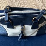 Prada Blue and Cream Satchel Photo 6