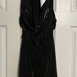 Y2K Sele Black & Gold Halter Dress Size M Photo 2