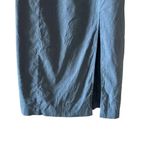 Theory Slip Square Neckline Viscose Blend Long Dress Maxi Stripes Sz 6 #1849 Photo 5