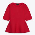 ZARA  Basic Knit Peplum Top  Photo 2