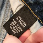 Ashley Mason  Blue Medium Wash Frayed Hem Stretch Casual Bootcut Jeans Size 7/28 Photo 8