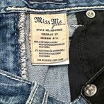 Miss Me  Low Rise Rhinestone Frayed Hem Stretch Jean Shorts Size 26 Photo 10