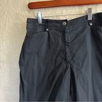 Chico's ‎ Black 100% Cotton Bermuda Shorts Size Small Photo 2