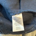 Coldwater Creek Navy Linen Vest Photo 3