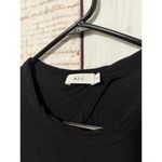 ALC Frank A.L.C. Harper Cotton Crew Sleeveless Twist Tank Top Black Size Medium Photo 3