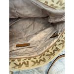 Michael Kors Jet Set Item Tote Luggage Bag Handbag Purse Leather Gold Chain AOP Photo 2