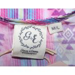 NWT Boutique Grace & Emma Pink Duster Jacket Cardigan Size M/L Open Front Sheer Size L Photo 9