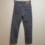 Levi's Wedgie Straight Leg Fit Denim Jeans in Cosmic Comet Grey Gray Size 26 Photo 10