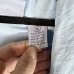 Jane Ashley  Blue Floral Frogs Embroidered Y2k 90s Top Button Up XL Shirt Sequins Photo 7