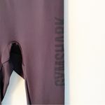 Gymshark  Size Medium Black Spellout Athletic Workout Leggings Photo 1