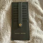 Badgley Mischka New 7 Slot Grey Card Holder Wallet With Snap Closure Gray NWT Photo 1