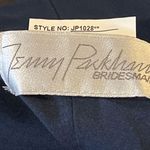 NWT Jenny Packham Midnight Blue Chiffon Halter Neck Sash Tie Knee Length Dress 4 Photo 7