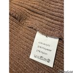 Belted Ribbed Cardigan NWOT Brown Size L Photo 7