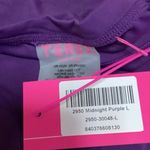 Terez  NWT Women Purple Round Neck Long Sleeve Activewear Sports T-Shirt Top Sz L Photo 2