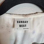 Aritzia  Sunday Best New Ruffled Wrap Dress, White Floral Photo 3