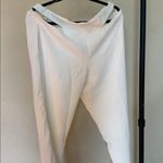 House Of CB  OSAKA WHITE CREPE CUTOUT TROUSERS NWOT size‎ XL Photo 5