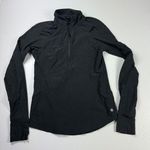 Apana Half-Zip Pullover Top Thumb Hole Athletic Activewear Gray S black gray Photo 0