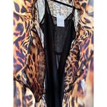 Generation Love NEW NWT The Janelle Long Sleeve Mini Dress in Wild Leopard Small Photo 8