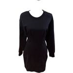 Veronica Beard  Women Dakasha Gold Button Cotton Mini Dress Navy L Photo 1