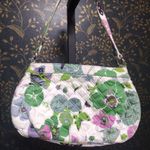 Vera Bradley Quilted Sateen Butterfly Purse Pink Green Blue White Retired Photo 2