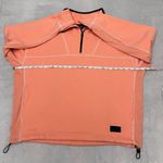 Rag and Bone Women Fleece Cropped Fit Quarter Zip Sweatshirt Pullover Sz L Orange Photo 10