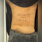 Jimmy Choo Doreen Rugged Suede Knee High Zipper Detail Boots Black 38.5/8.5 Photo 11