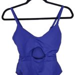 ANDIE NWT  The Samoa Cutout OnePiece Swimsuit Removable Cups XL Lapis Purple Photo 2