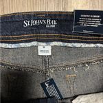 st. john's bay St. John’s Bay size 12 NWT Blue denim shorts with Secret slender Photo 3