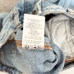 Sézane Brut Sexy Faded Tapered Straight Jean in Bleach Blue Photo 6