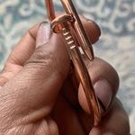 Nail Bracelet Dipped In RoseGold... Gold Photo 0