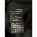 NWT | Floret Studios Women's Black Magenta Floral Bodice Mini Dress Size M Photo 9