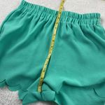 Body Central Vintage Scallop Shorts Womens Size M Green High Waist Beach Casual Photo 7